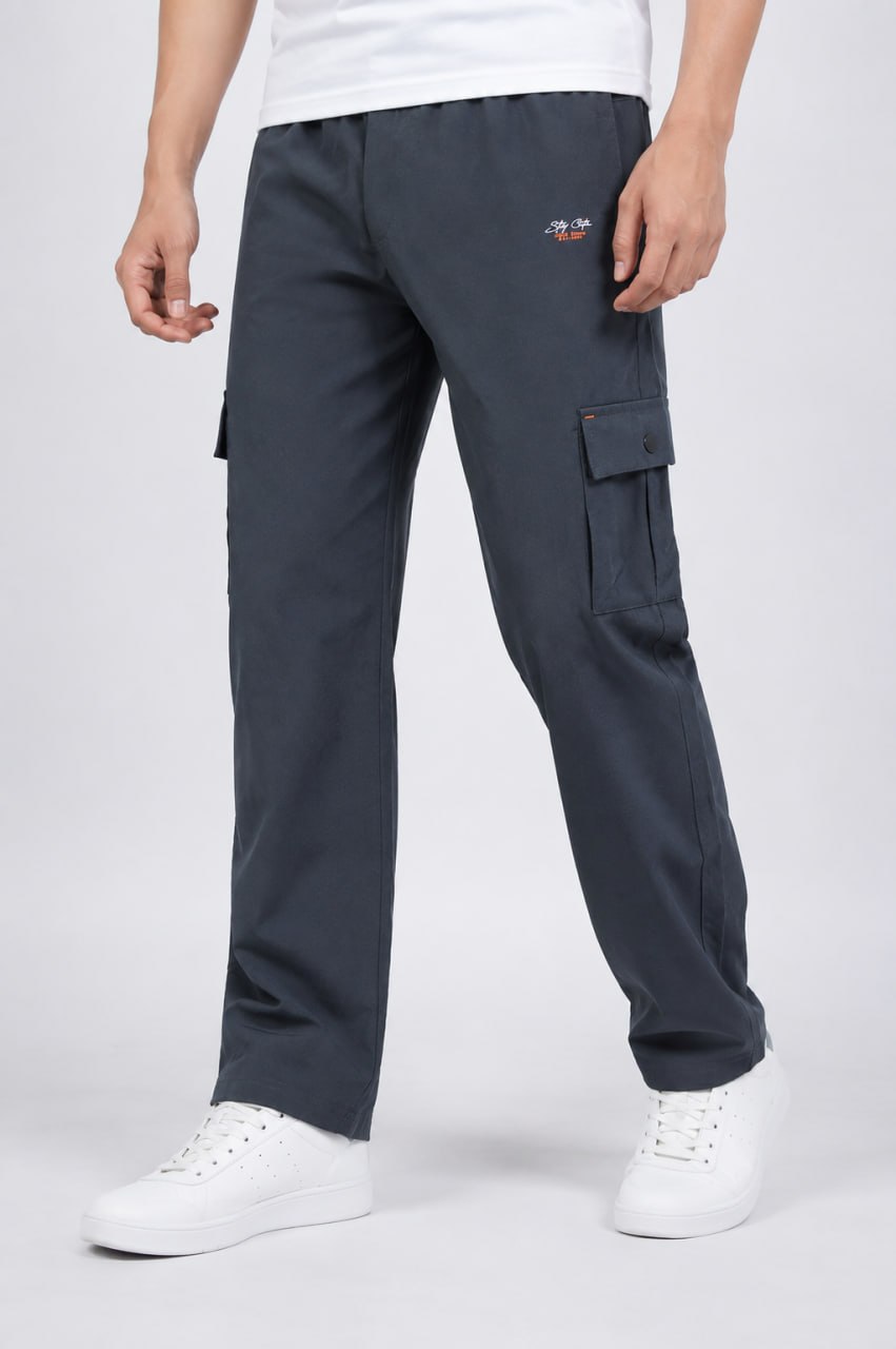 Mens Lightweight Cargo Track Pants