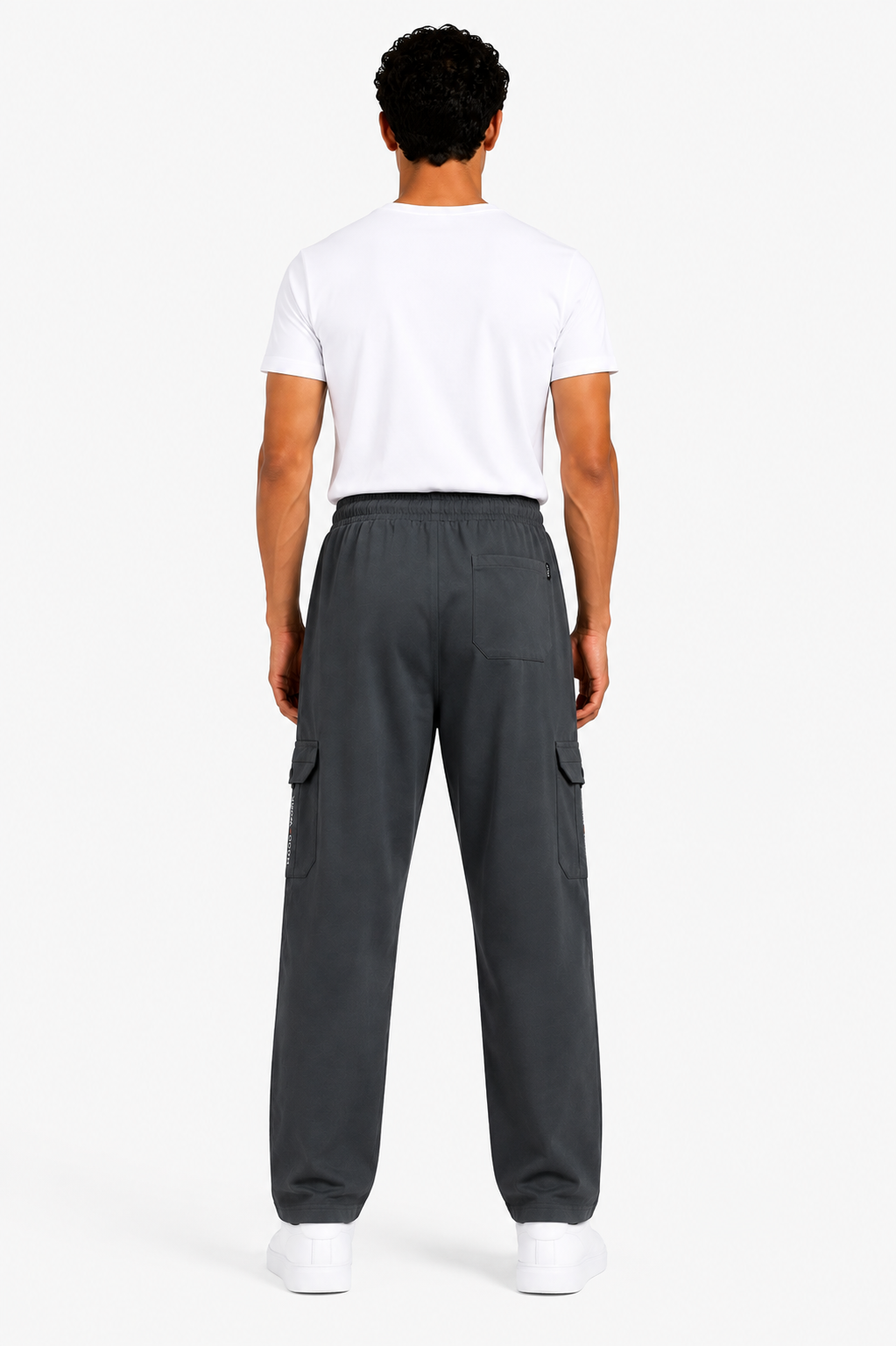 Men's Premium Utility Cargo Pants – Grey| Relaxed Fit Multi-Pocket Casual Trousers