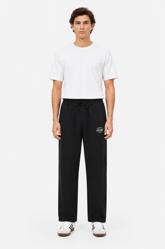 Men's Ultimate Straight Fit Trackpant- Black