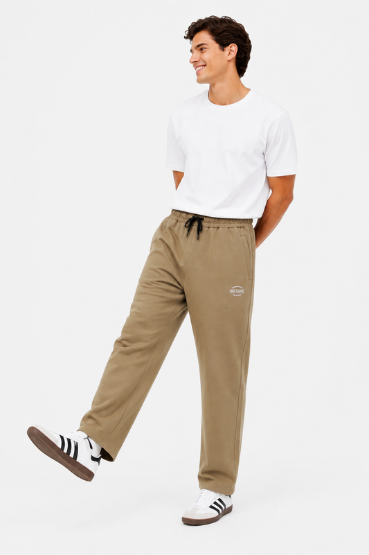 Men's Ultimate Straight Fit Trackpant- Beige