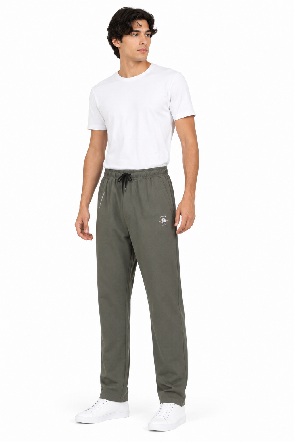Men's Premium Relax Fit Track Pant – Olive Green