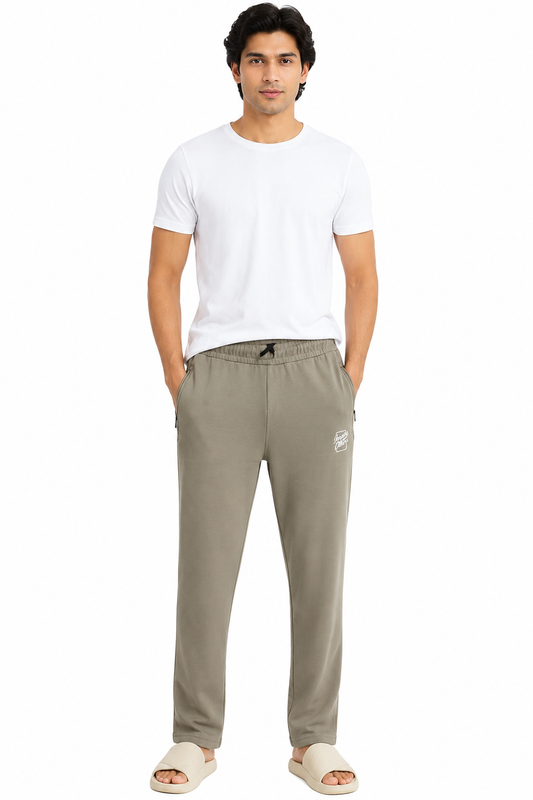 CloudEase Premium Lounge Trackpants– Stone Grey
