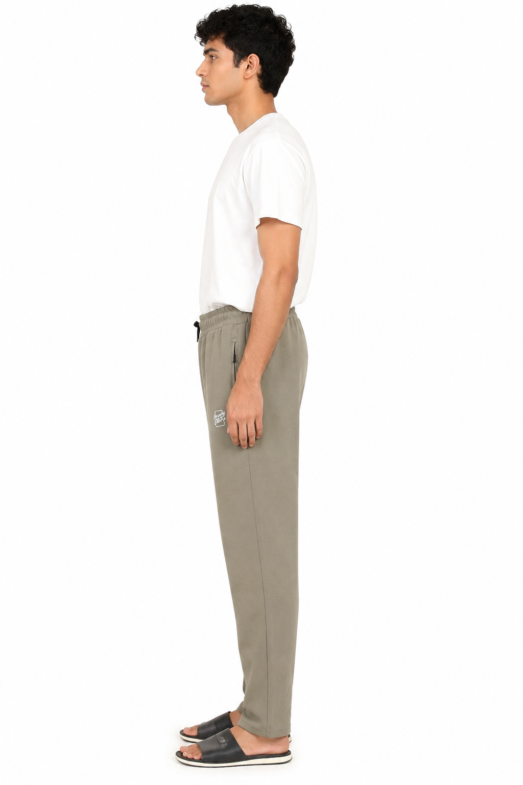 CloudEase Premium Lounge Trackpants– Stone Grey