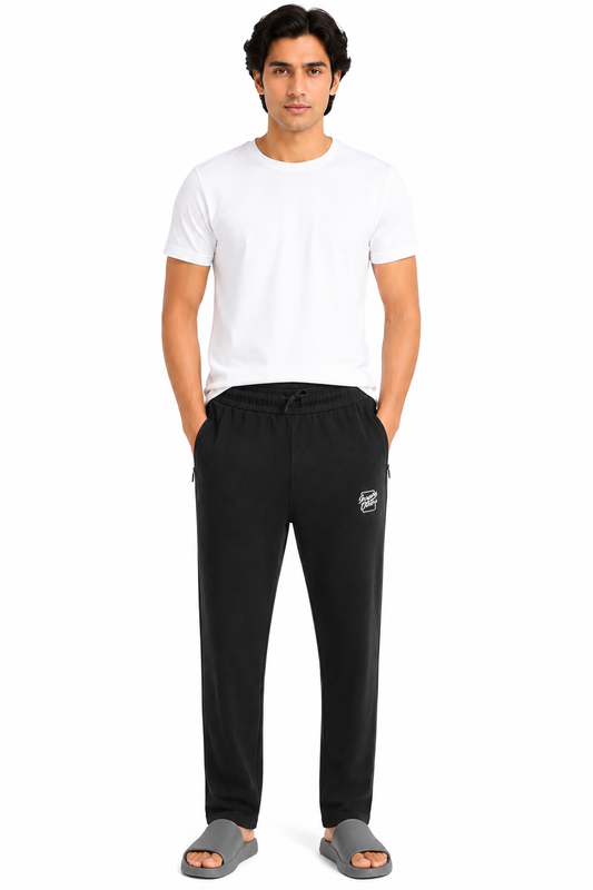 CloudEase Premium Lounge Trackpants– Black