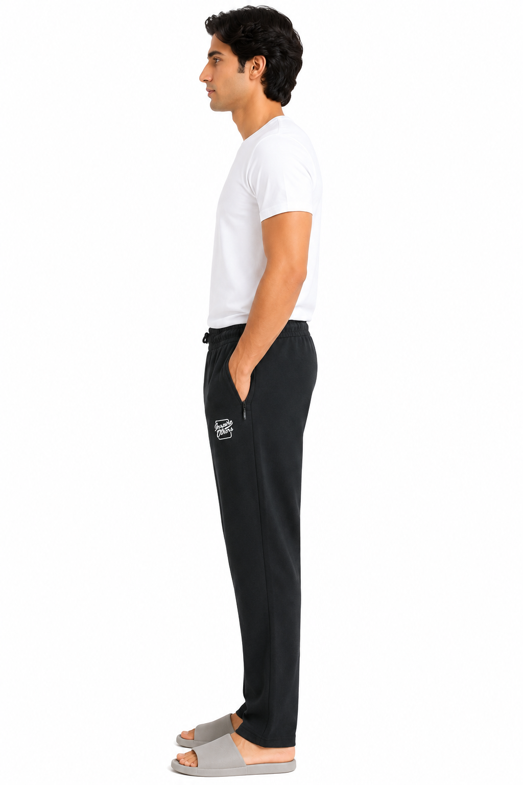 CloudEase Premium Lounge Trackpants– Black