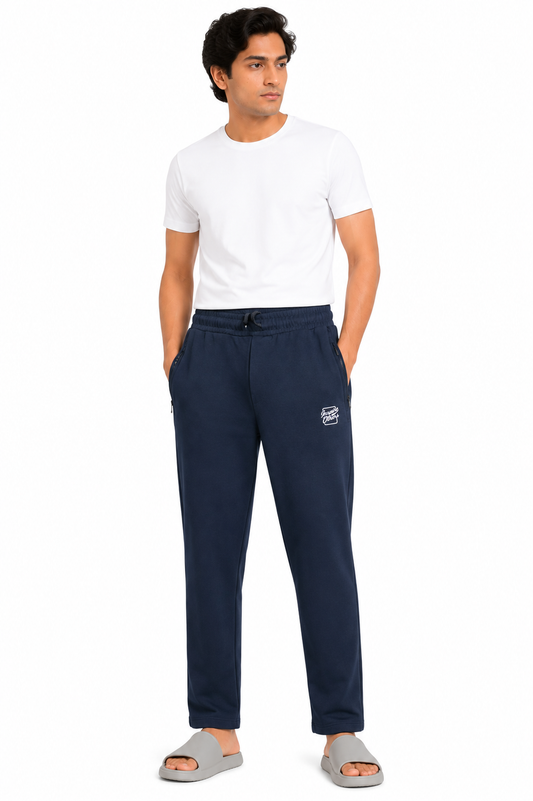 CloudEase Premium Lounge Trackpants– Navy Blue