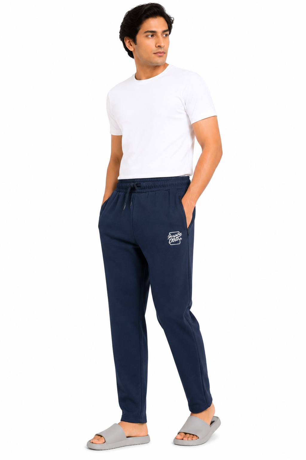 CloudEase Premium Lounge Trackpants– Navy Blue