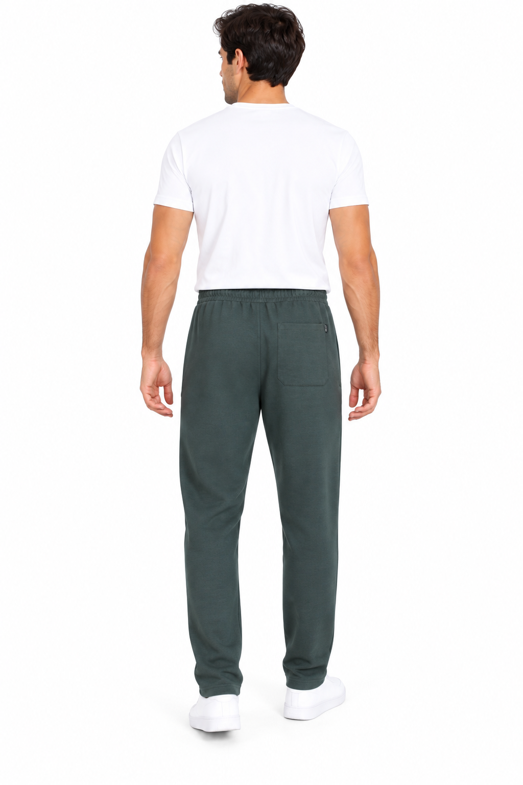 Men's Premium Relaxed-Fit Track Pants- Olive Green